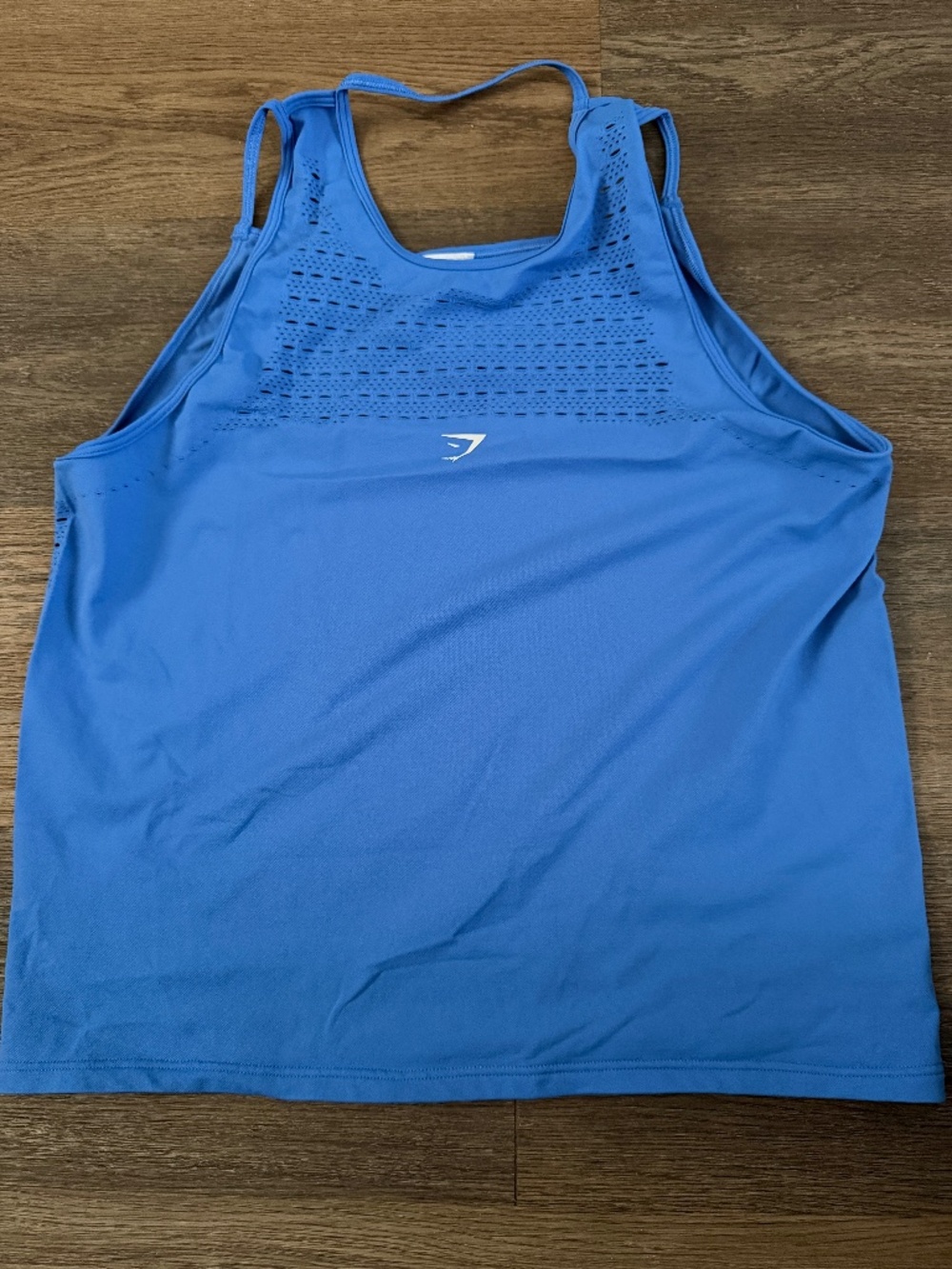 Gymshark ENERGY SEAMLESS LOOSE TANK Top Regular Fit Blue Size M medium athletic
